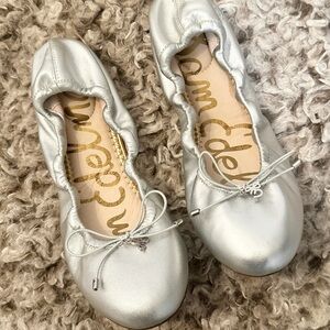 Sam Edelman Felicia Ballet Flat- silver